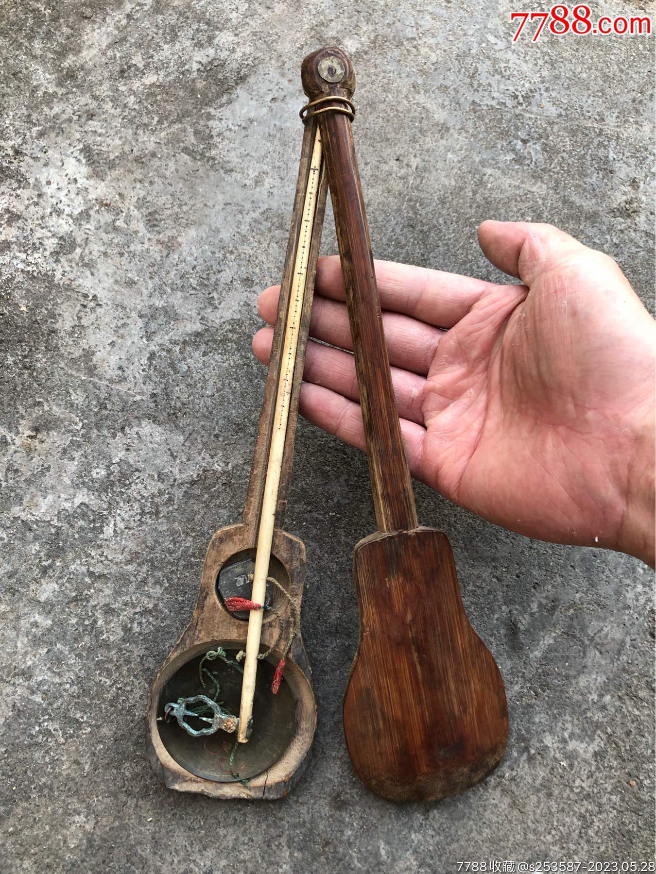 清代称老称清称杆，完整，细节处理完美，工一流，大气美观，皮色包浆一流，称杆是_其他称/秤_图片收藏_回收价格_7788老酒收藏