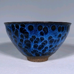 宋汝窑包口冰裂纹胆瓶，高16直径9.5cm-彩绘瓷/彩瓷-7788红宝书