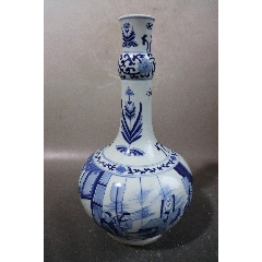 青花人物故事花瓶_青花瓷_邓氏古玩【7788旧书网】