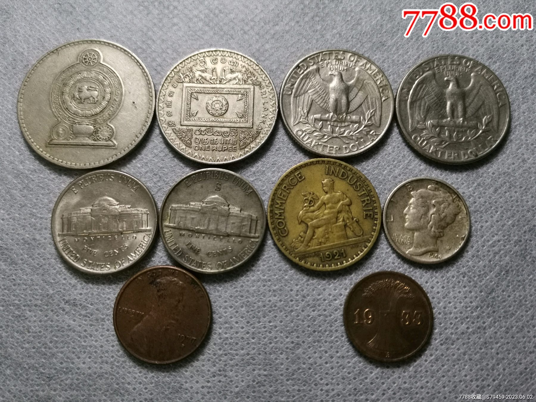 外币十枚合售-价格:50元-se94259146-外国钱币-零售-7788收藏__收藏热线