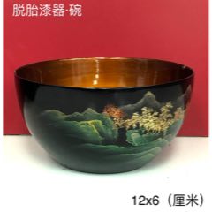 中国伝統工芸品 福州脱胎漆器 福建漆器 漆塗り花瓶（対） 脱胎漆器·碗-漆瓶-7788红宝书
