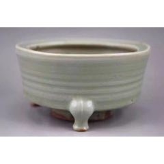 元代龙泉窑三足香炉-青白瓷/影青瓷-7788旧书网 元代龙泉窑三足香炉-青白瓷/影青瓷-7788旧书网