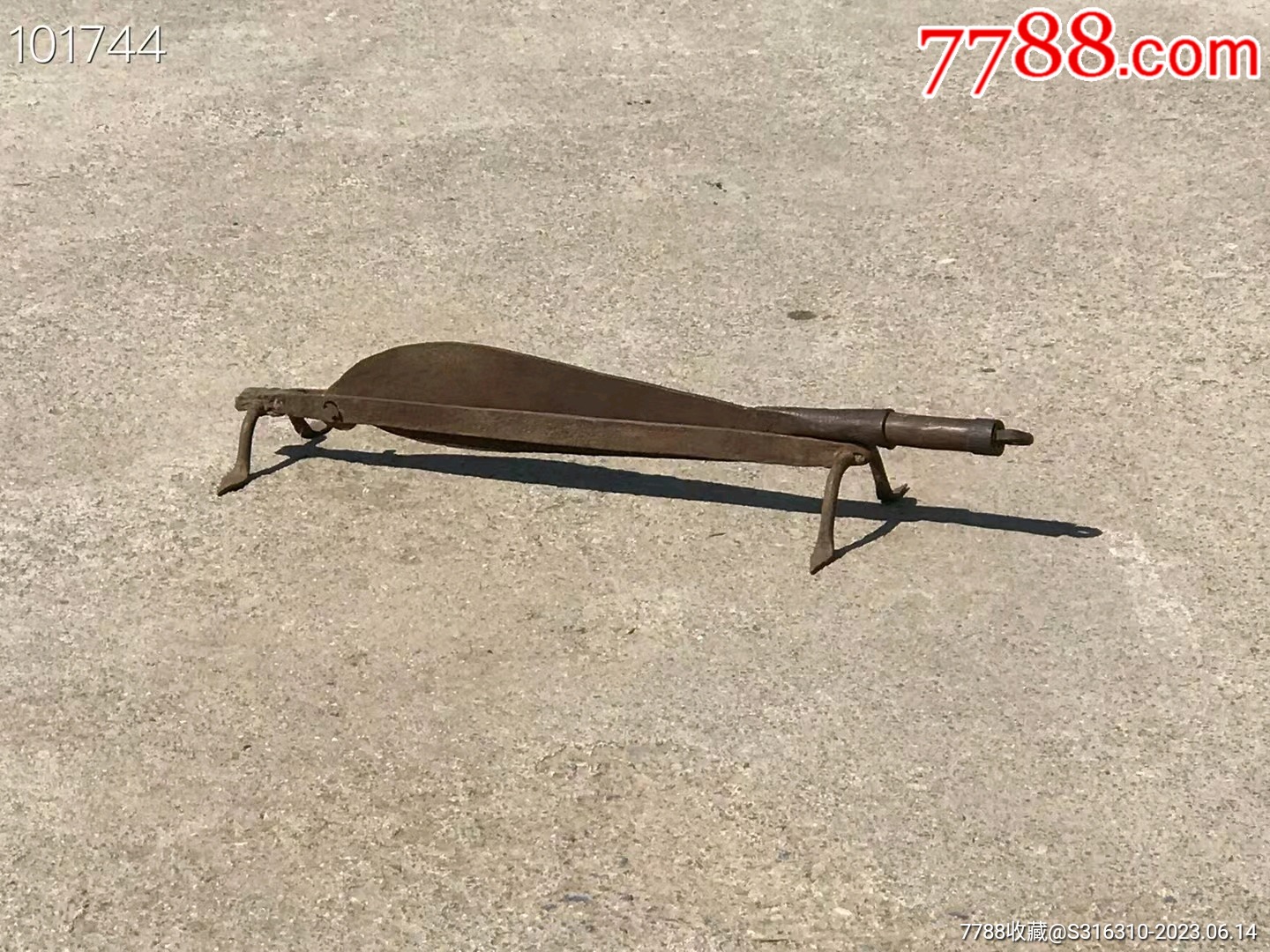 清代中医铡刀,长63厘米_农用工具_古艺珍藏阁【7788收藏__收藏热线】