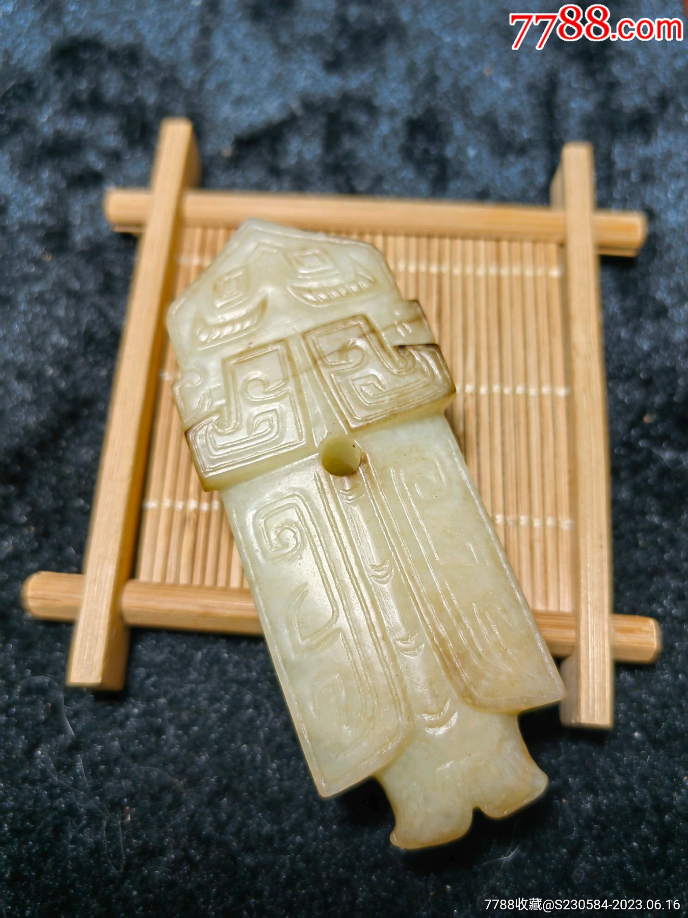 高古白玉凤鸟佩-其他玉石/玉器-7788红宝书