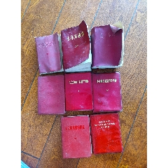 两本羊皮毛选_图书红宝书_莫名杂货店【7788工艺画】