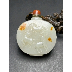 精美和田玉鼻烟壶，三羊开泰！_旧鼻烟壶_鄂中收藏【7788旧书网】