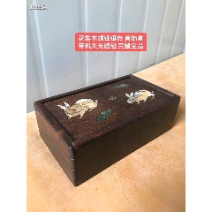 花梨木首饰盒-木盒/木匣-7788旧书网