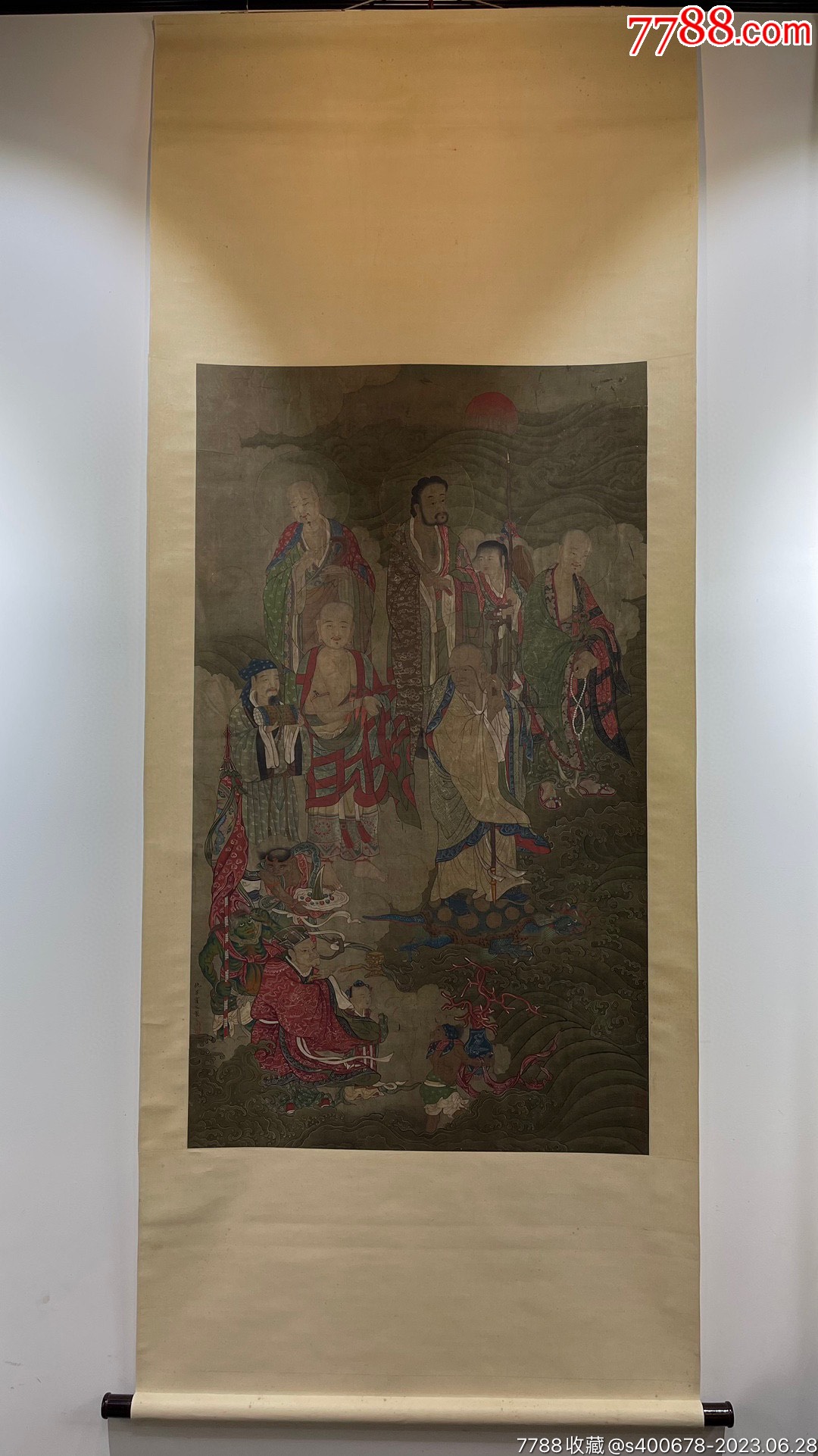古画人物画轴_山水国画原作_书画收藏大观【7788收藏__收藏热线】