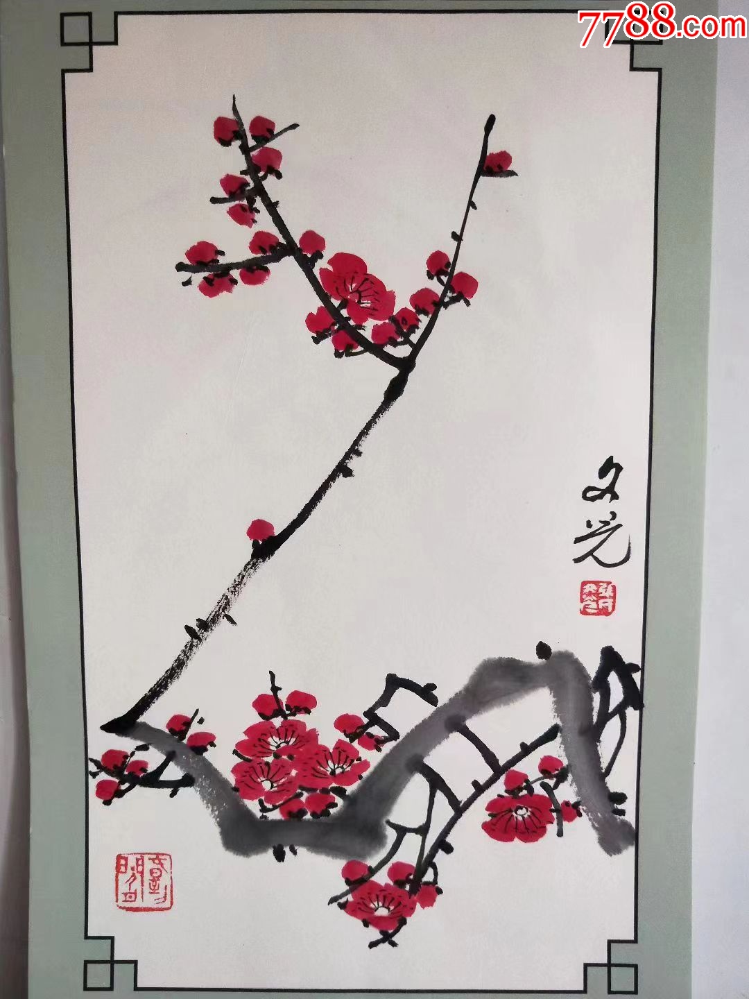 中国美协青岛书画名家张文光精美大写意画作_花鸟国画原作_图片价格