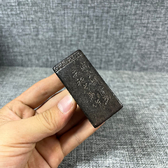 古董老印章金石篆刻传世清代老煤精煤晶印章老文房四宝旧藏老货-寿山石