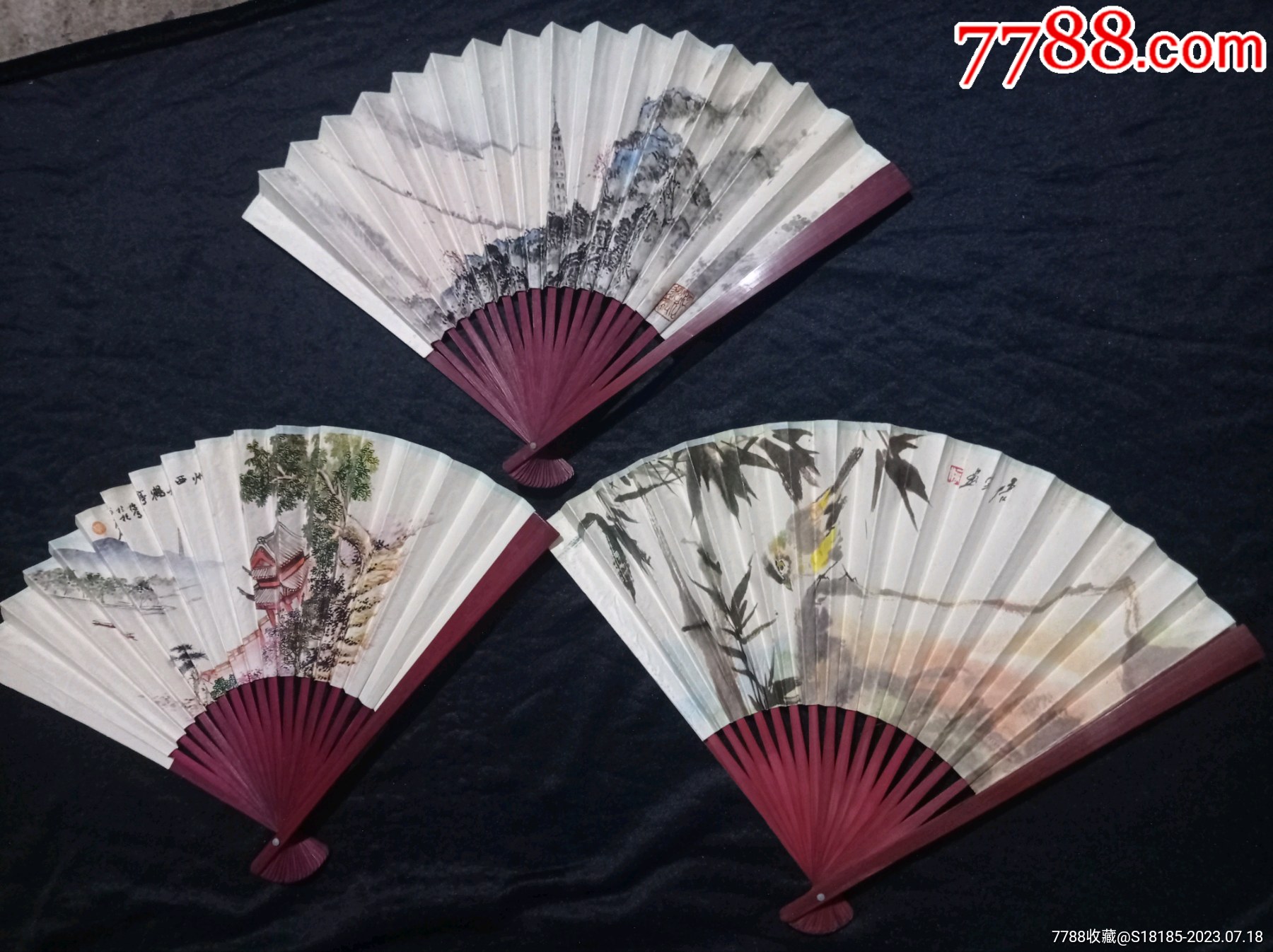 扇子3把.具体自己看-价格:50元-se95106677-折扇/纸扇-零售-7788收藏__收藏热线