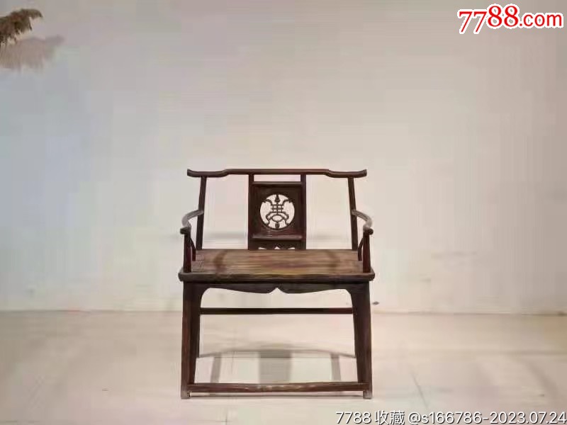 明式～禅椅座面宽阔，可盘腿而坐。静修、打坐皆可。榆木尺寸90/80/6-价格:4800元-se95218409-木椅/凳-零售-7788收藏 ...