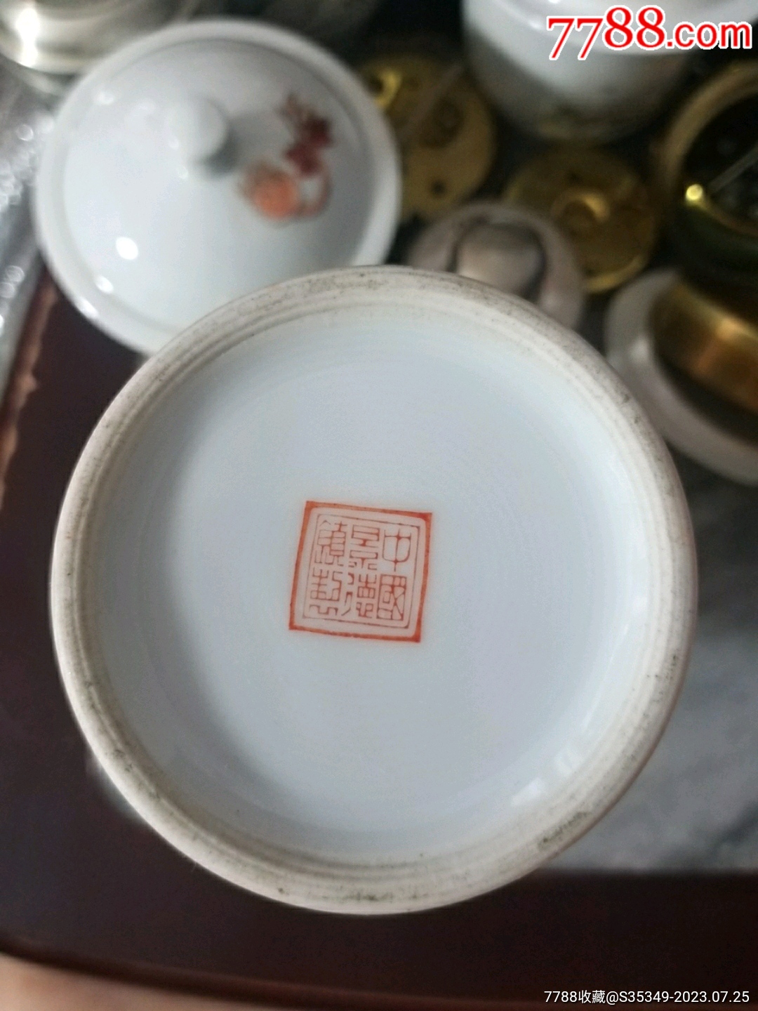 景德鎮(zhèn)手繪孔雀瓷花瓶，上海友誼商店新大樓開(kāi)張_價(jià)格380元_第10張_7788收藏__收藏?zé)峋€