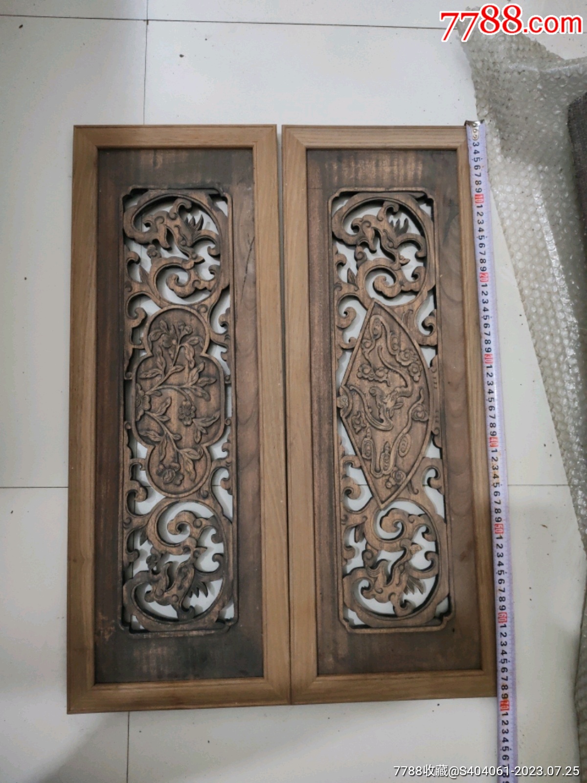 龙纹花鸟-价格:880元-se95238969-木雕花板-零售-7788收藏__收藏热线