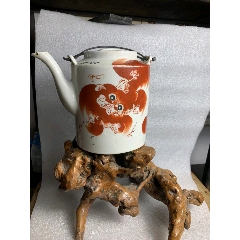 清代红狮子壶-茶壶-7788旧书网