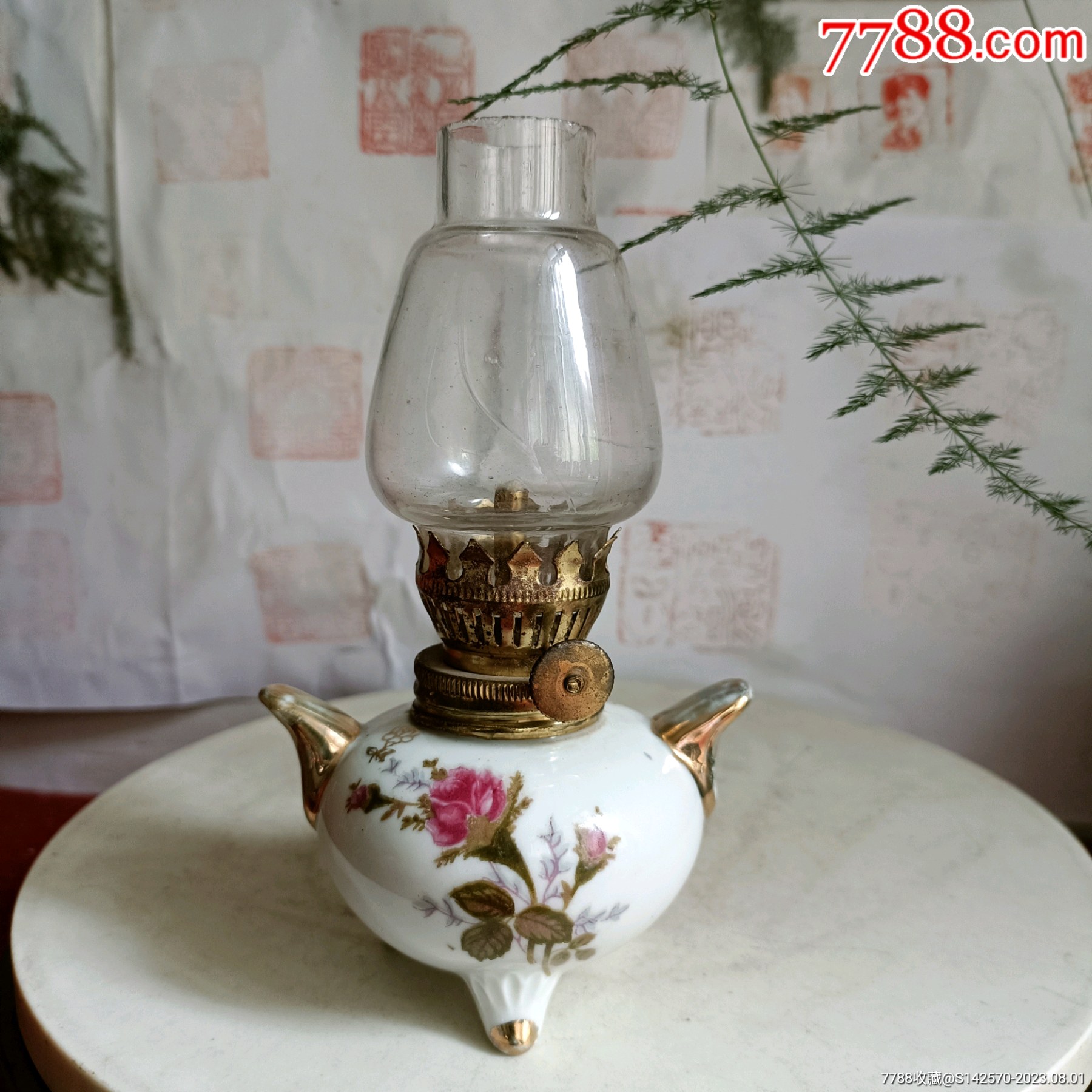 50-70年代瓷煤油灯全美品保老保真_马灯/煤油灯_刘立东【7788商城】