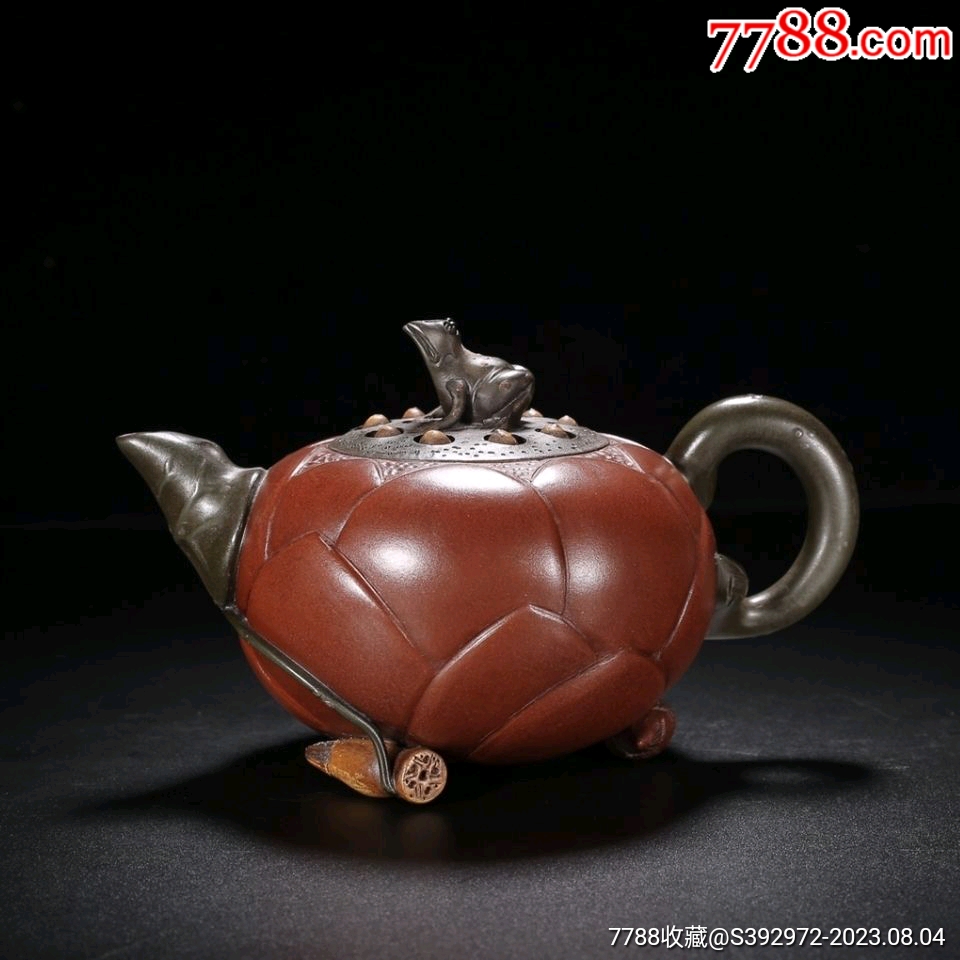 新品*【古蓮子壺】全手工原礦老紫泥泥繪紫砂茶壺– Cha-Tailor