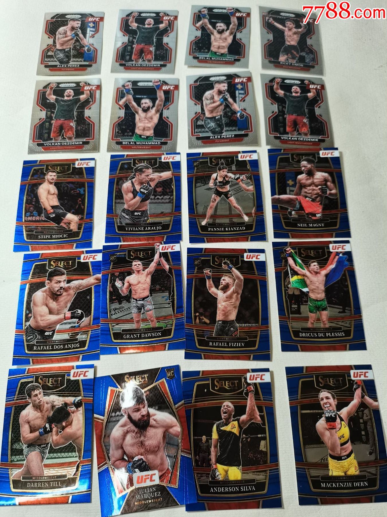 UFC拳击队员卡一起卖-价格:39元-se95461862-UFC卡牌-零售-7788收藏__收藏热线