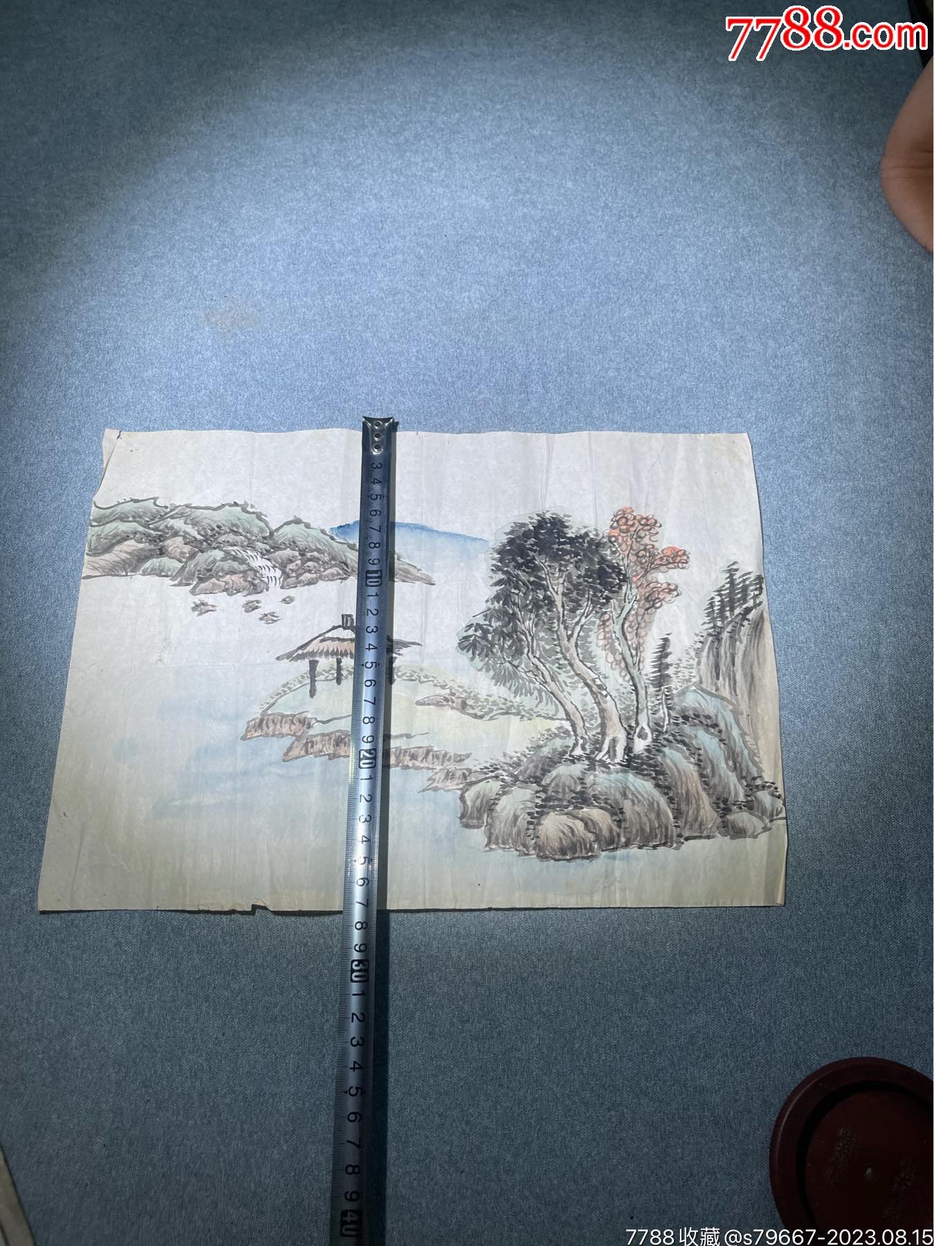 民国山水老画,_人物国画原作_古路拾遗【7788收藏__收藏热线】