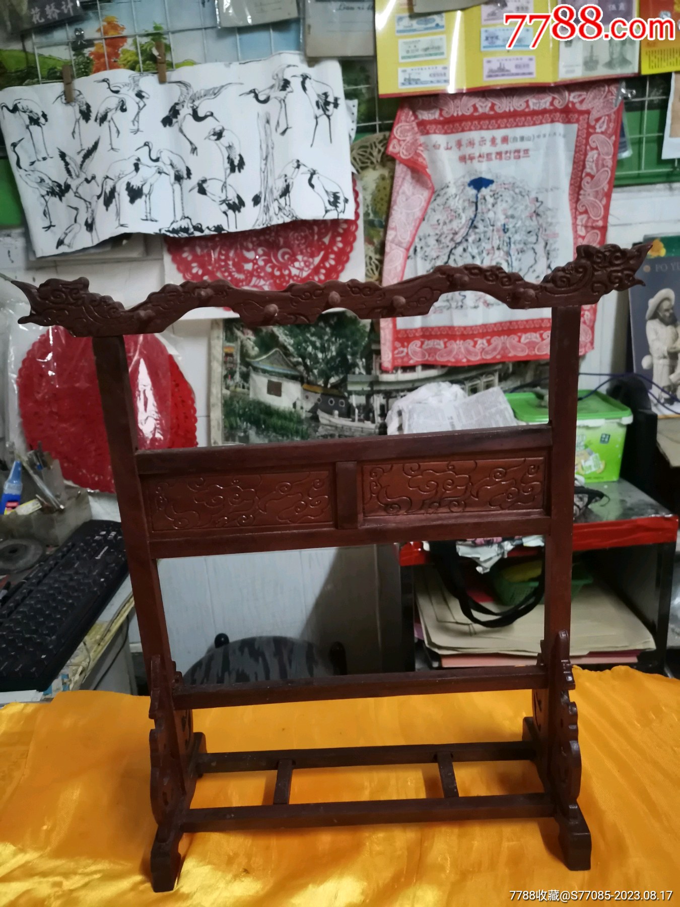 大号木笔挂架_其他根雕/木雕_图片欣赏_收藏价值_7788画册网