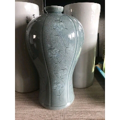 平壤贵宾朝鲜花瓶镂空花瓶高丽青瓷朝鲜平壤制-彩绘瓷/彩瓷-7788