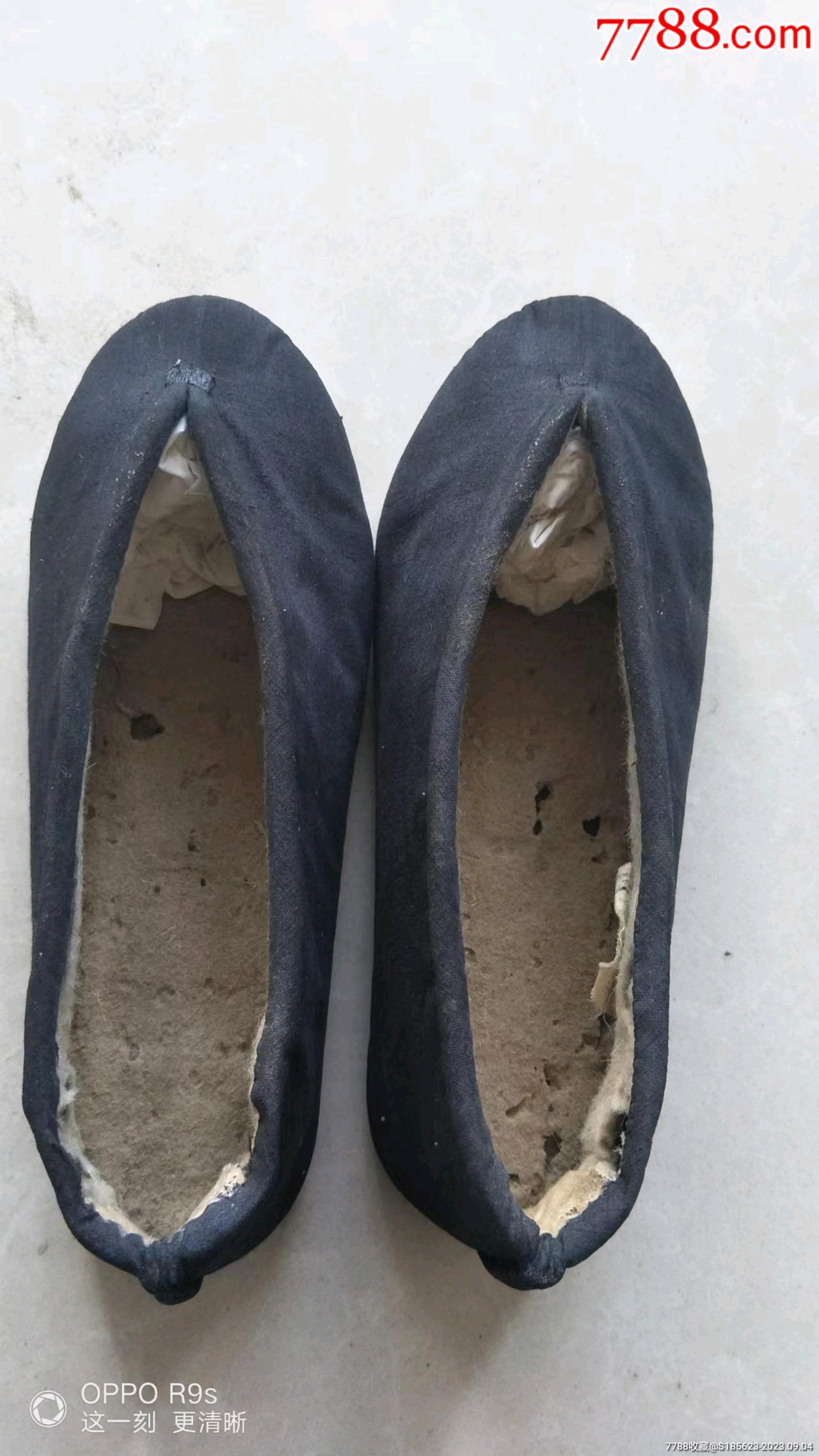 中国砡石刻 小品 根付 DT781 民国时期老棉鞋-男女/鞋靴-7788旧书网