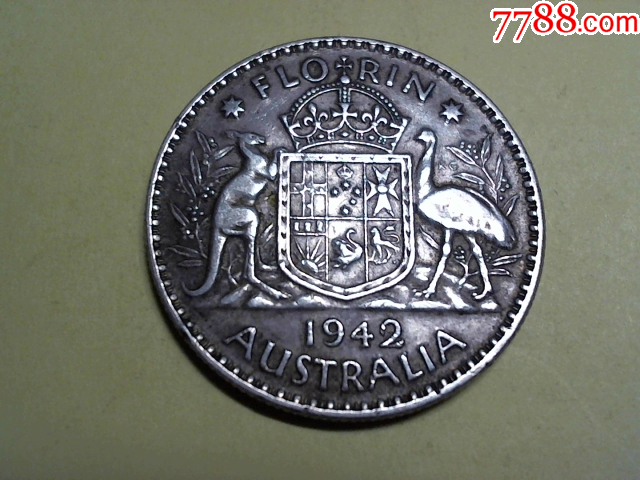 澳大利亚乔治六世银币-价格:150元-se96060655-银元/机制银币-零售