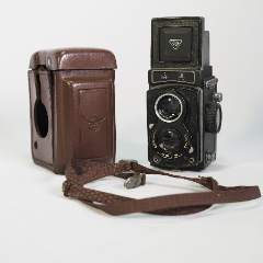 中古海鸥4a黑脸双反120胶片胶卷机械相机双镜头功能正常1970年8品