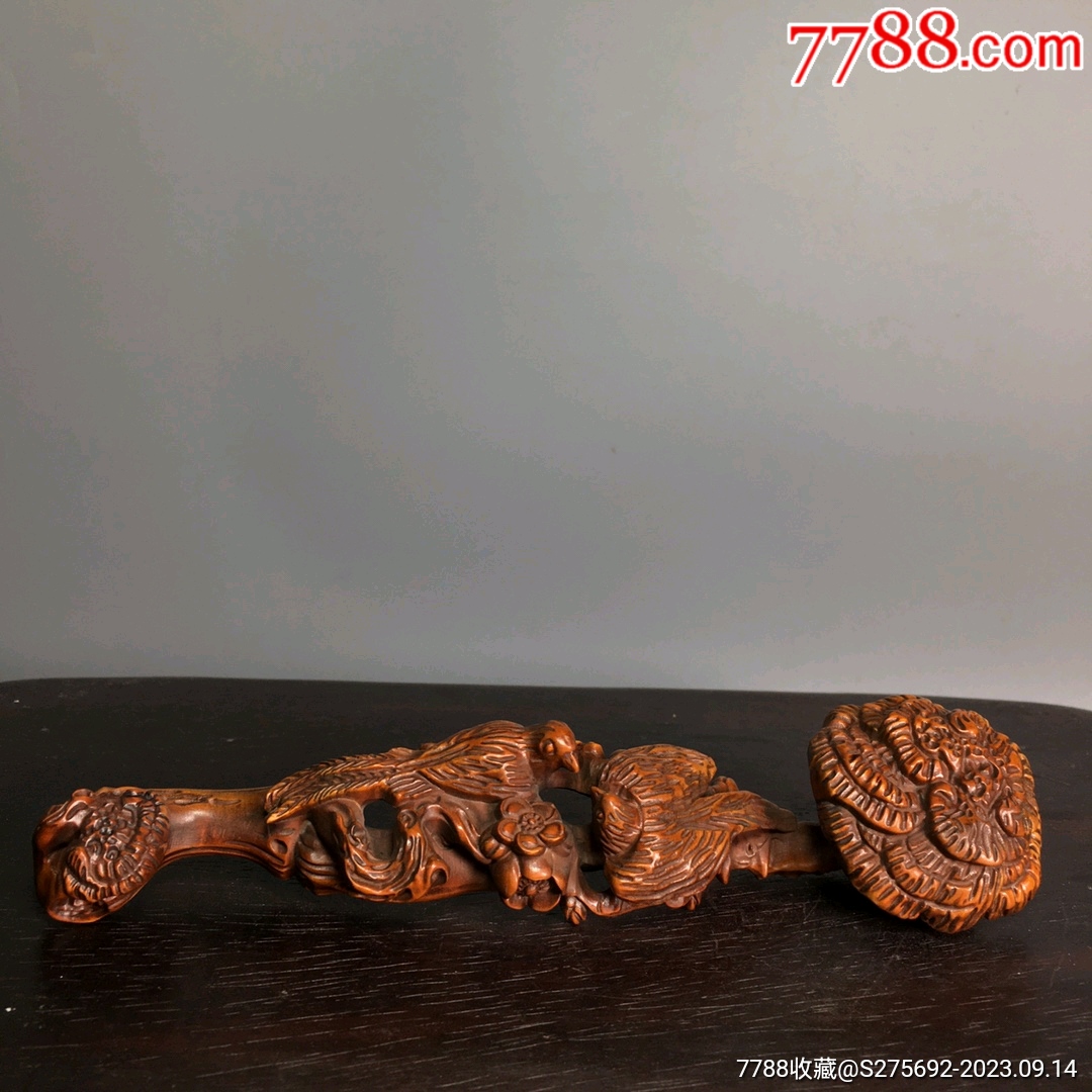 黄杨木雕刻如意摆件-价格:220元-se96188328-木雕摆件-零售-7788收藏__收藏热线