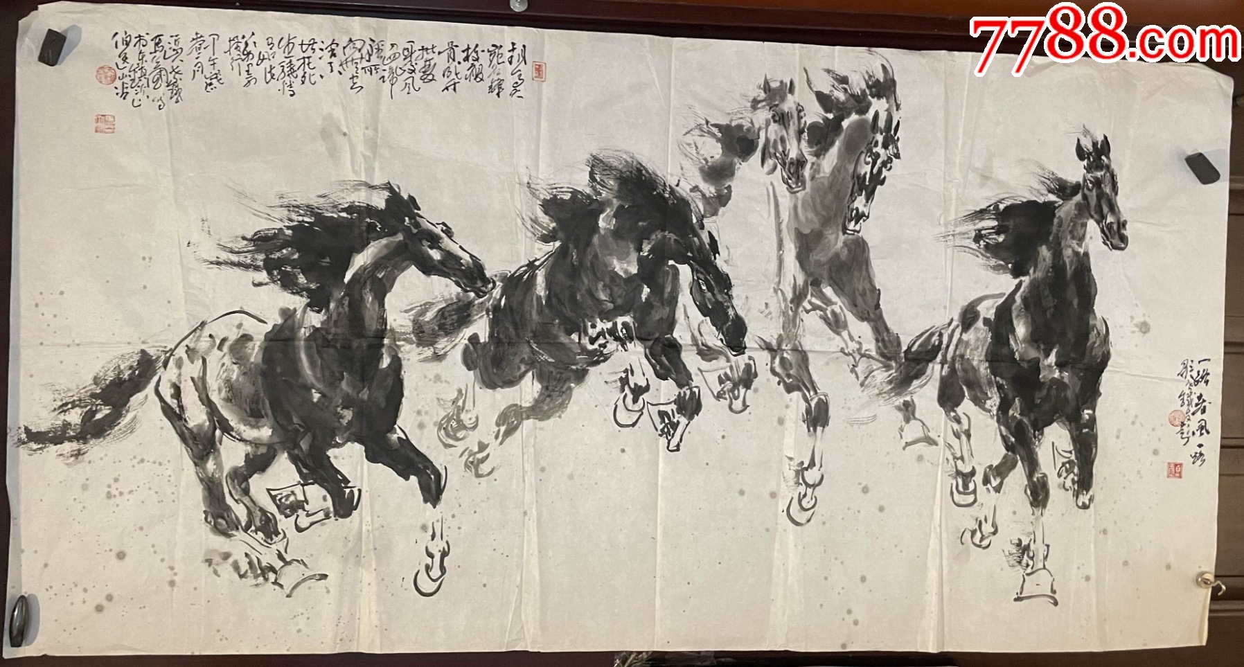 画家马立国老师手绘作品(软画片)商品尺寸:136公分×68公分_花鸟国画原作_方圆斋666【7788收藏__收藏热线】