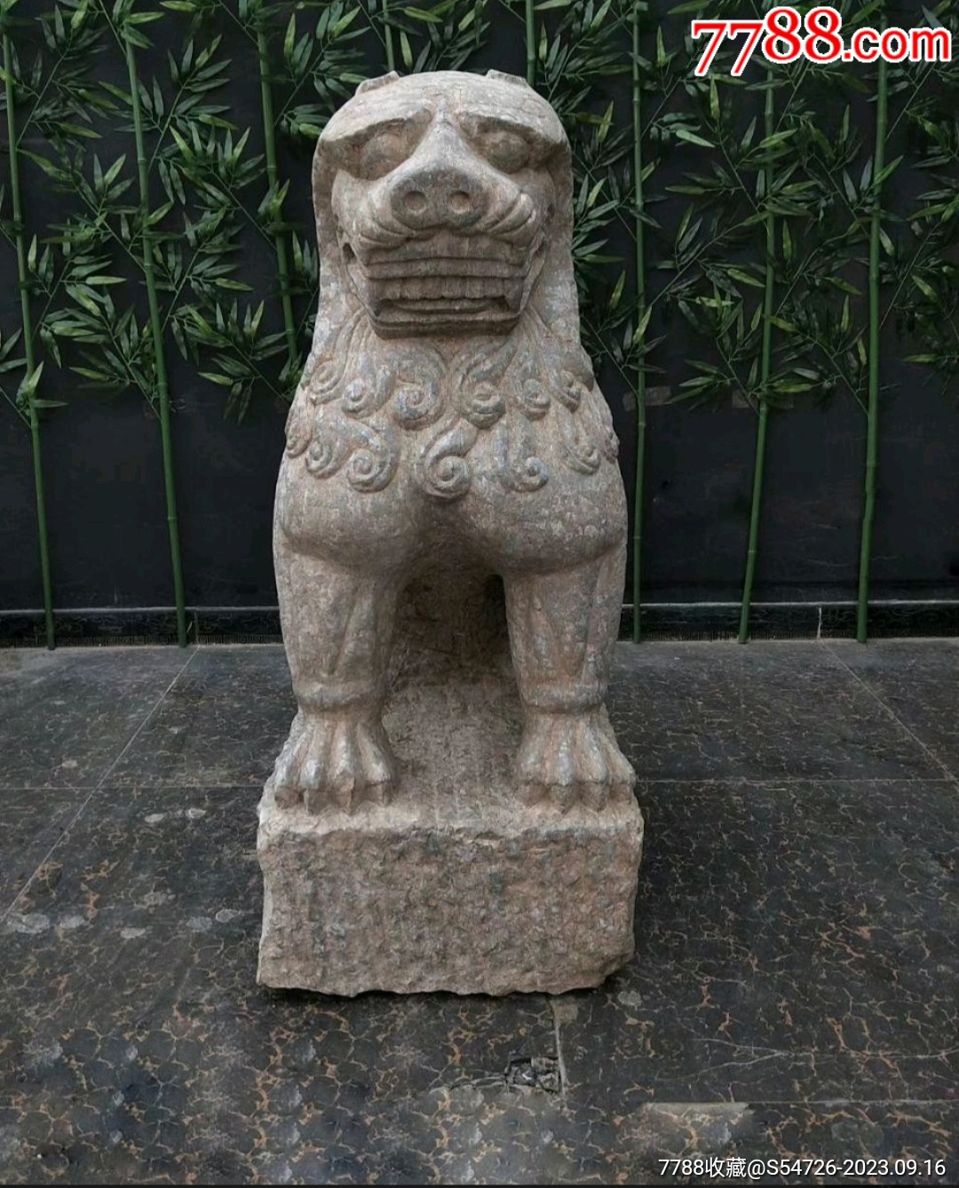 精美老狮子-价格:55000元-se96221880-石狮/石雕塑-零售-7788收藏__收藏热线