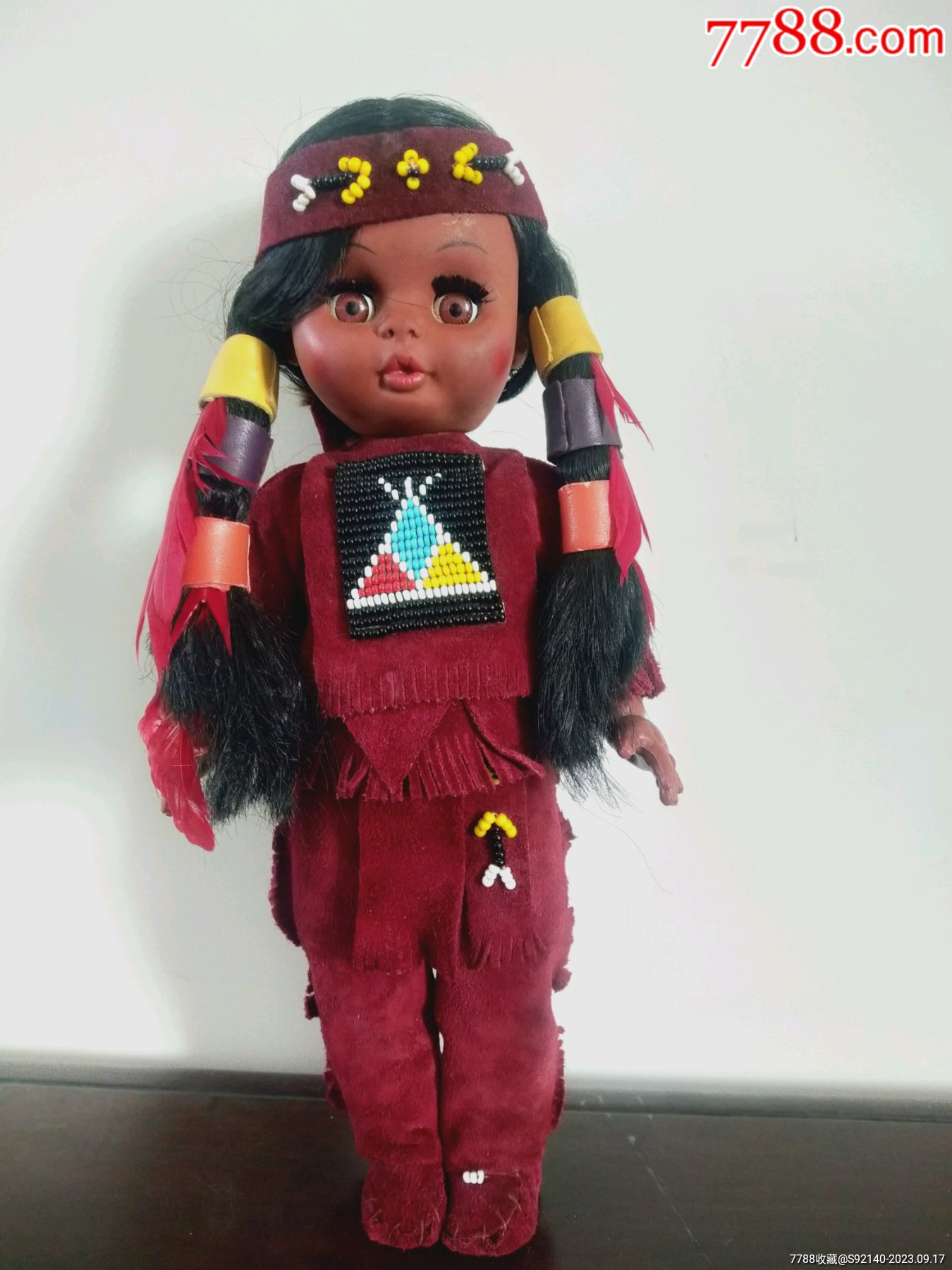 进口洋娃娃非洲小女孩