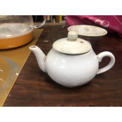 民国白釉执壶酒壶白釉酱油壶