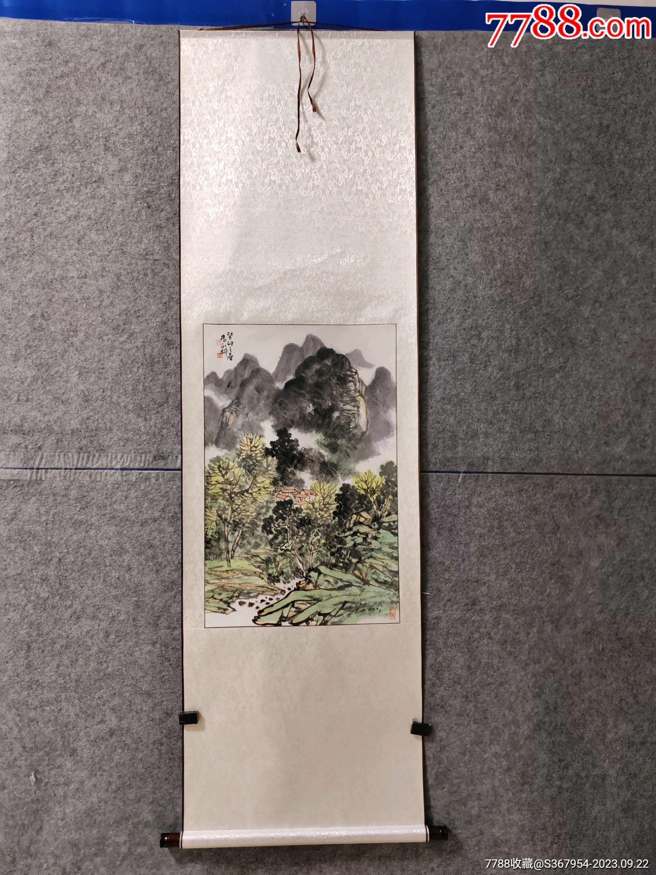 宝鸡画院画师,陈仓区美术家协会副主席冯永科山水画轴_山水国画原作_懿诚美斋【7788收藏__收藏热线】