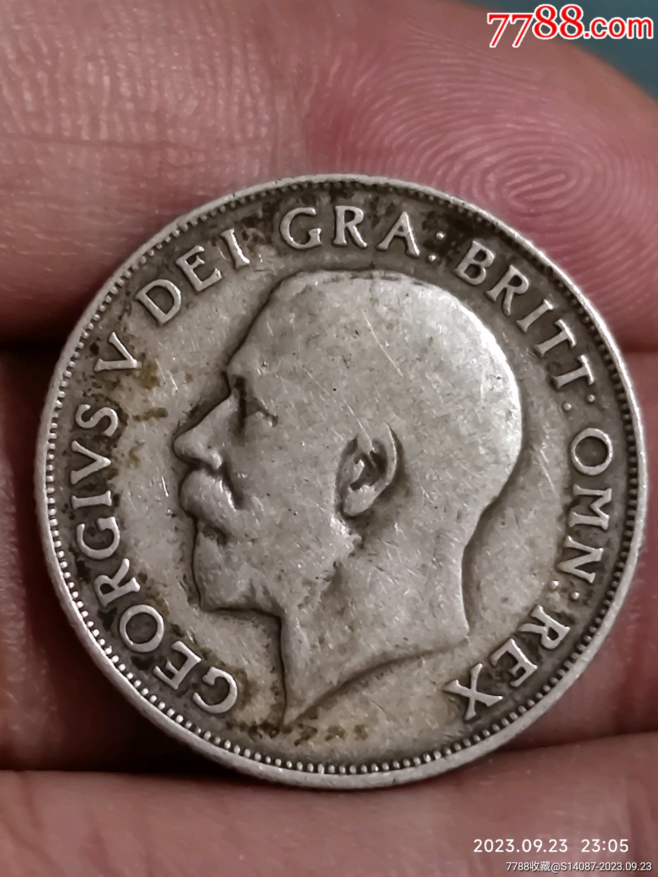 小外币~1911英国乔治五世1先令狮子小银币5.5克保真外国钱币收藏品_货币外国币_一泉堂烟标店【7788收藏__收藏热线】