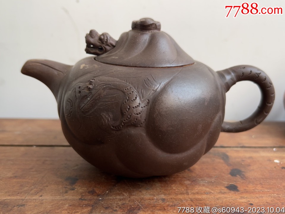 方旭英茶壶-紫砂壶-7788收藏