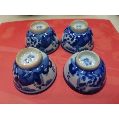 清代若深杯_青花瓷_熙隆居【7788旧书网】