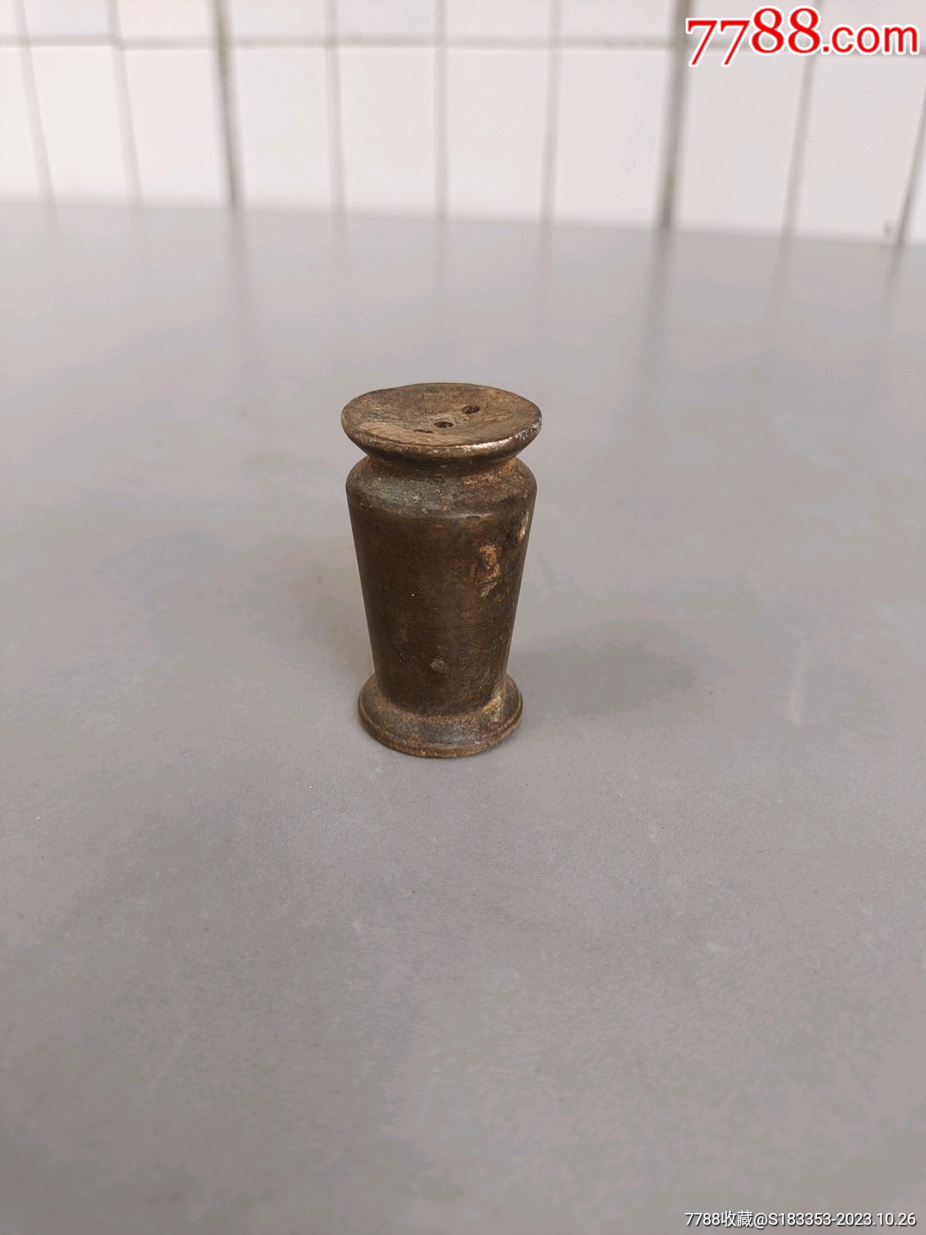 清代民国铜香插