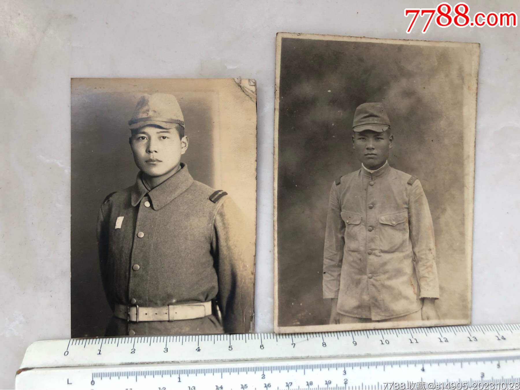 民国抗战时期日本鬼子原版老照片2张_老照片_草堂古旧书店【7788收藏__收藏热线】