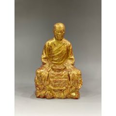 清代黄杨木雕铁拐李-木佛像/人像-7788旧书网