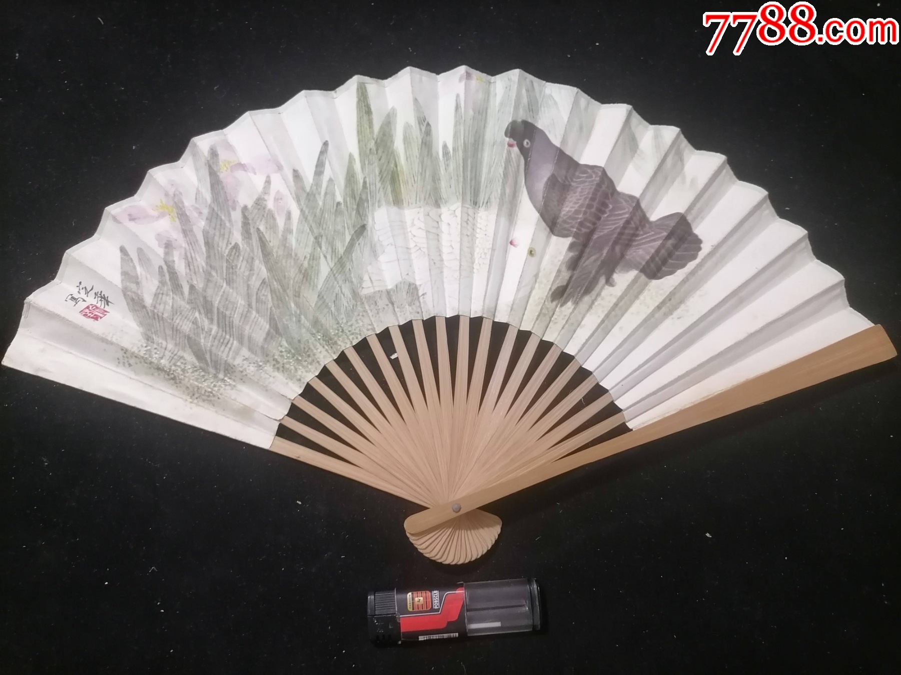 广告纸扇折扇：江苏省邮电管理局开通程控市内电话简介广告扇子-价格:88元-se97137006-折扇/纸扇-零售-7788收藏__收藏热线