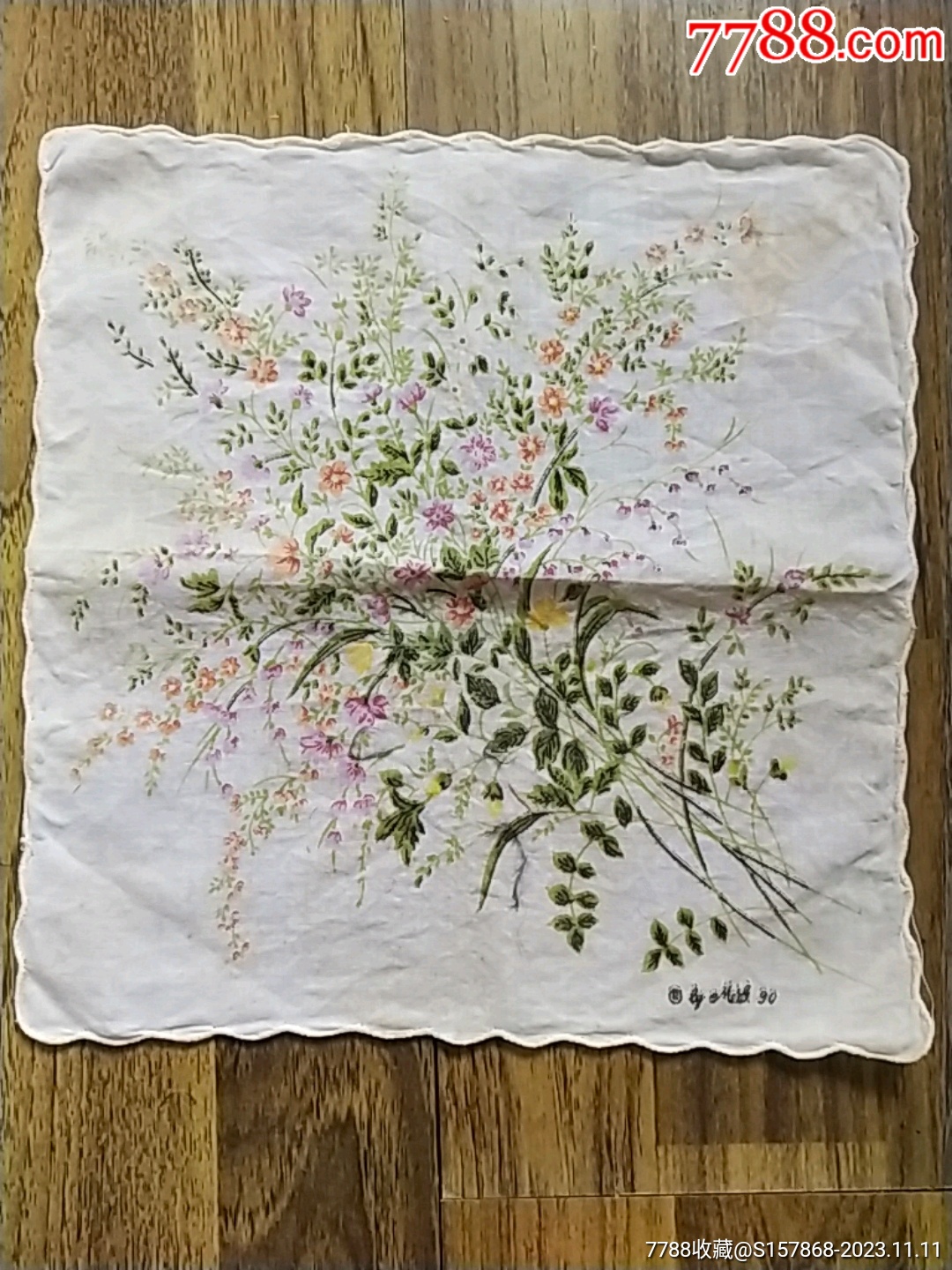 手帕手绢_手帕/手绢_图片鉴赏_收藏价格_7788铜器收藏