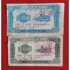 中国人民邮政定额定期储蓄存单(90年代)