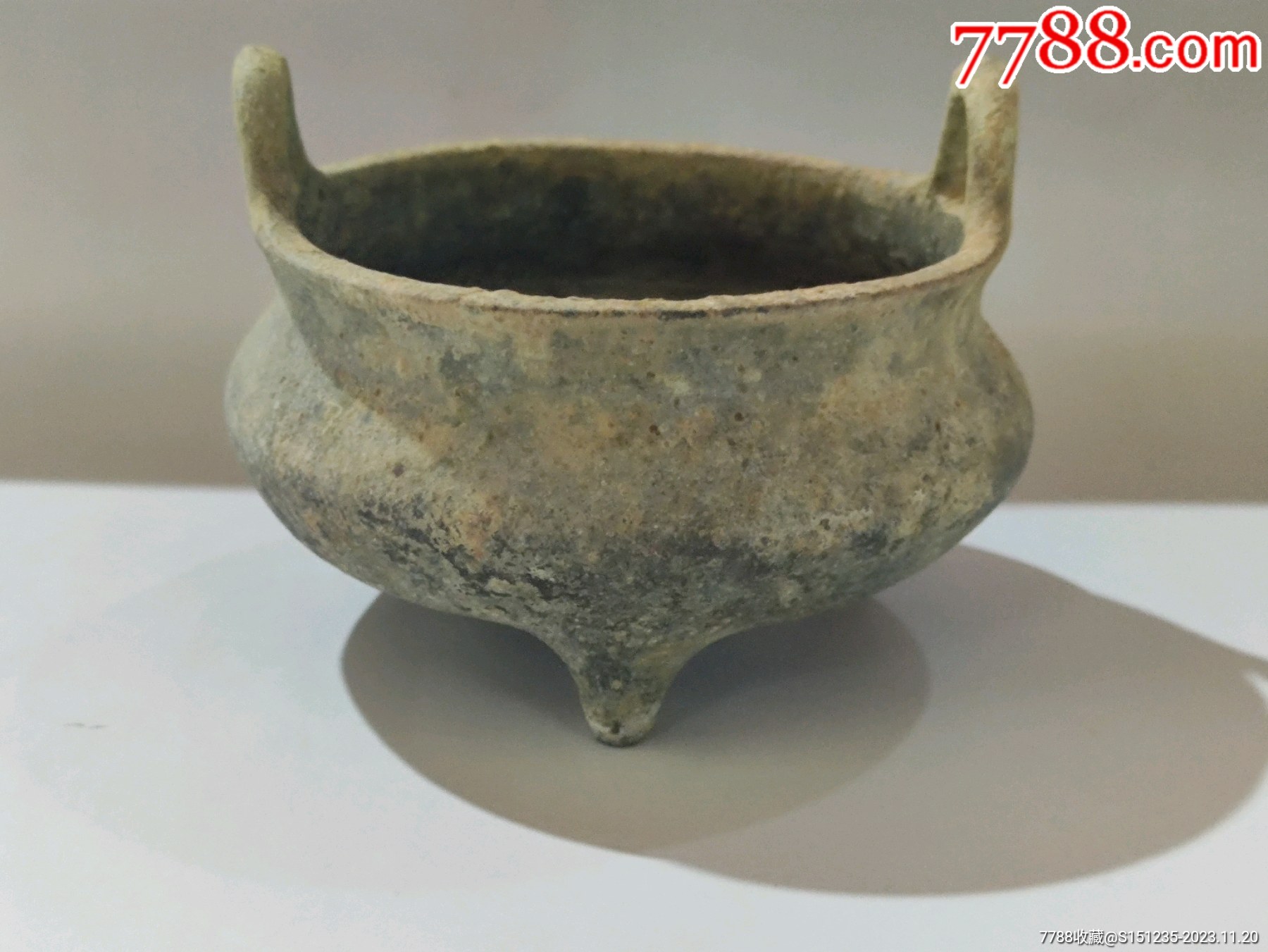 中国古玩 唐物 白泥 阿比留 置物 在印 五彩盖盒_青白瓷/影青瓷_瓷器交流店【7788旧书网】