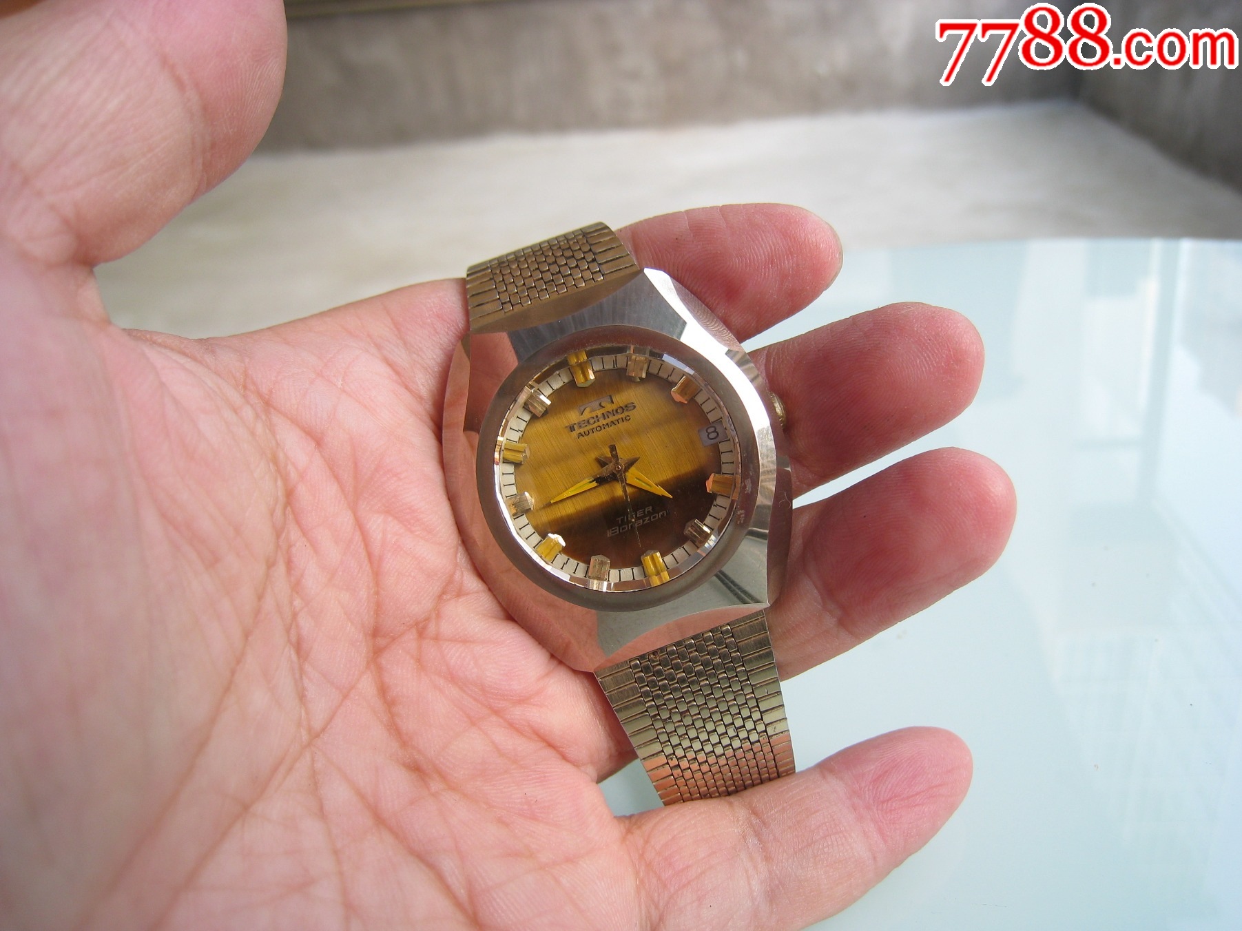 手表/腕表>天克诺2824钨钢瑞士表【自动机械】男好品_价格325元【超赞