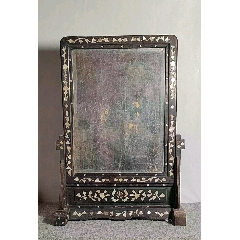 清代镶嵌螺钿木插屏_木屏风_雷雷的店【7788旧书网】