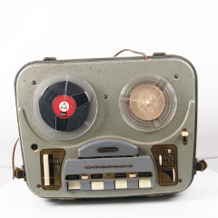 西洋古董1960年代德国老式开盘磁带录音机开盘机故障机Korting-录音笔/录音机-7788旧书网