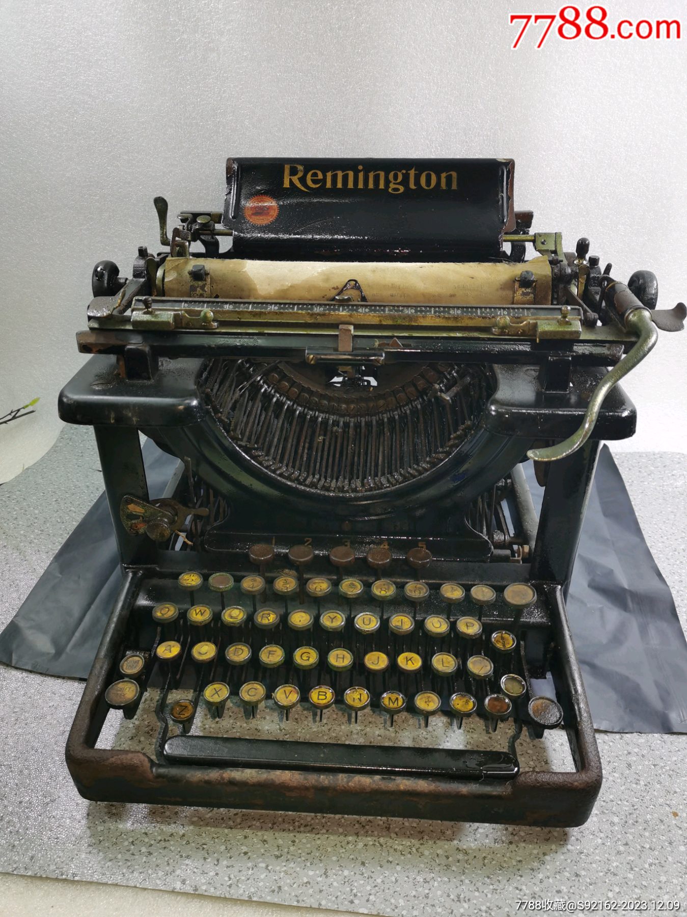 打字机古董打字机18世纪美国雷鸣顿Remington打字机-打字机-7788