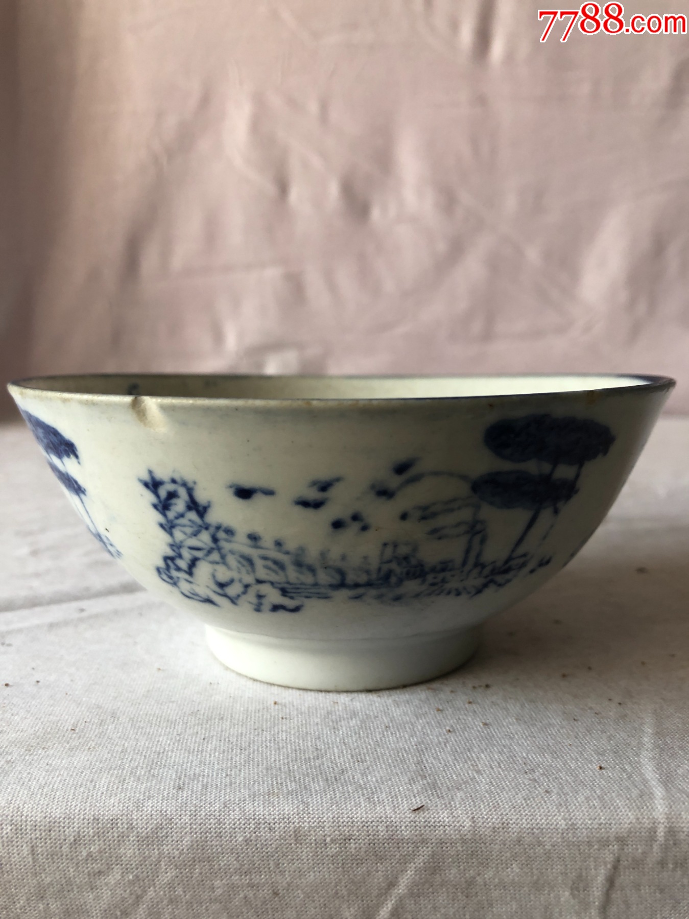 商品画像：中国清時代 青花煎茶碗6客 口径8.2/8.5㎝ 東里6-1106① 3