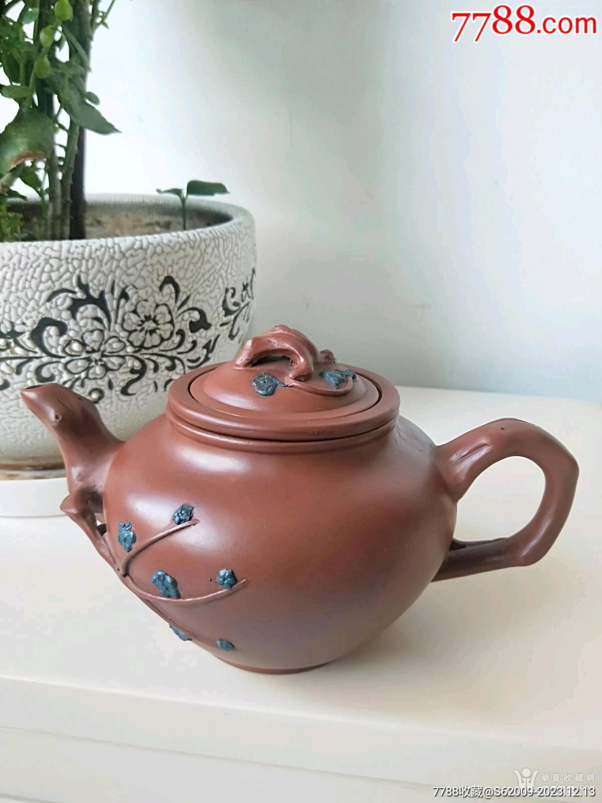 七八十年代手工制作老紫砂茶壶一把_紫砂壶_古玩于的店【7788红宝书】